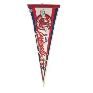 1992 100th Anniversary St. Louis Cardinals MLB Wincraft Felt Pennant 30" Logo